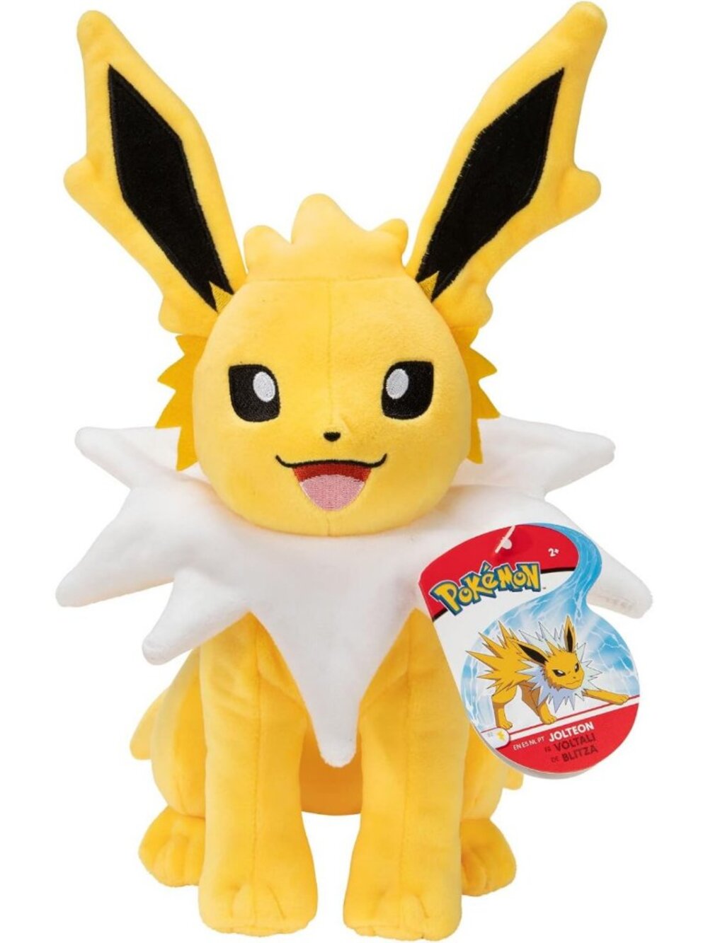 8” Jolteon Plush Toy – Officially Licensed, Soft Collectible for Fans & Kids
